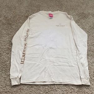 Cream long sleeve simply southern shirt
